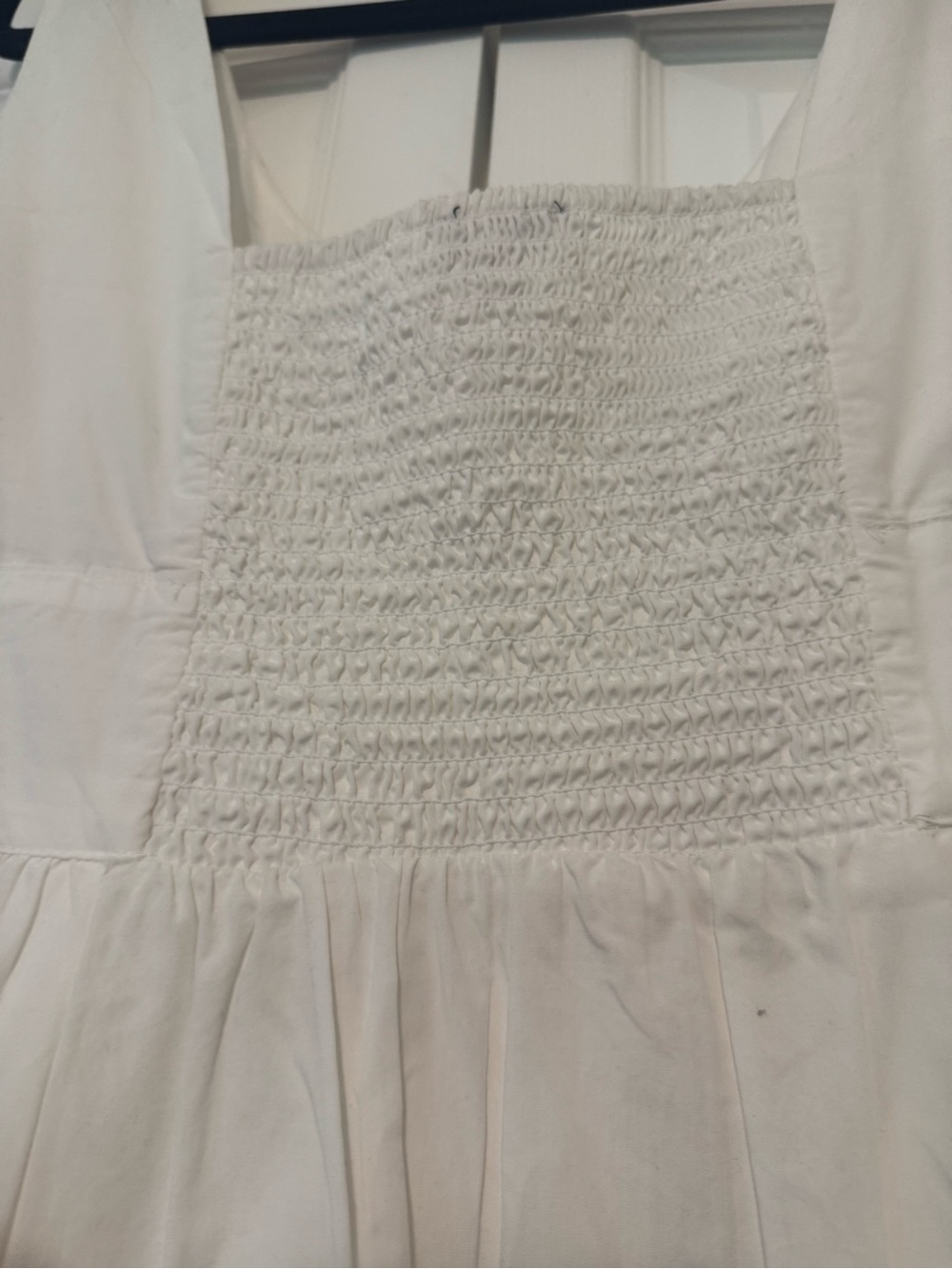 J. Crew Button front 100% Cotton Poplin Dress white size 10 - Picture 6 of 16